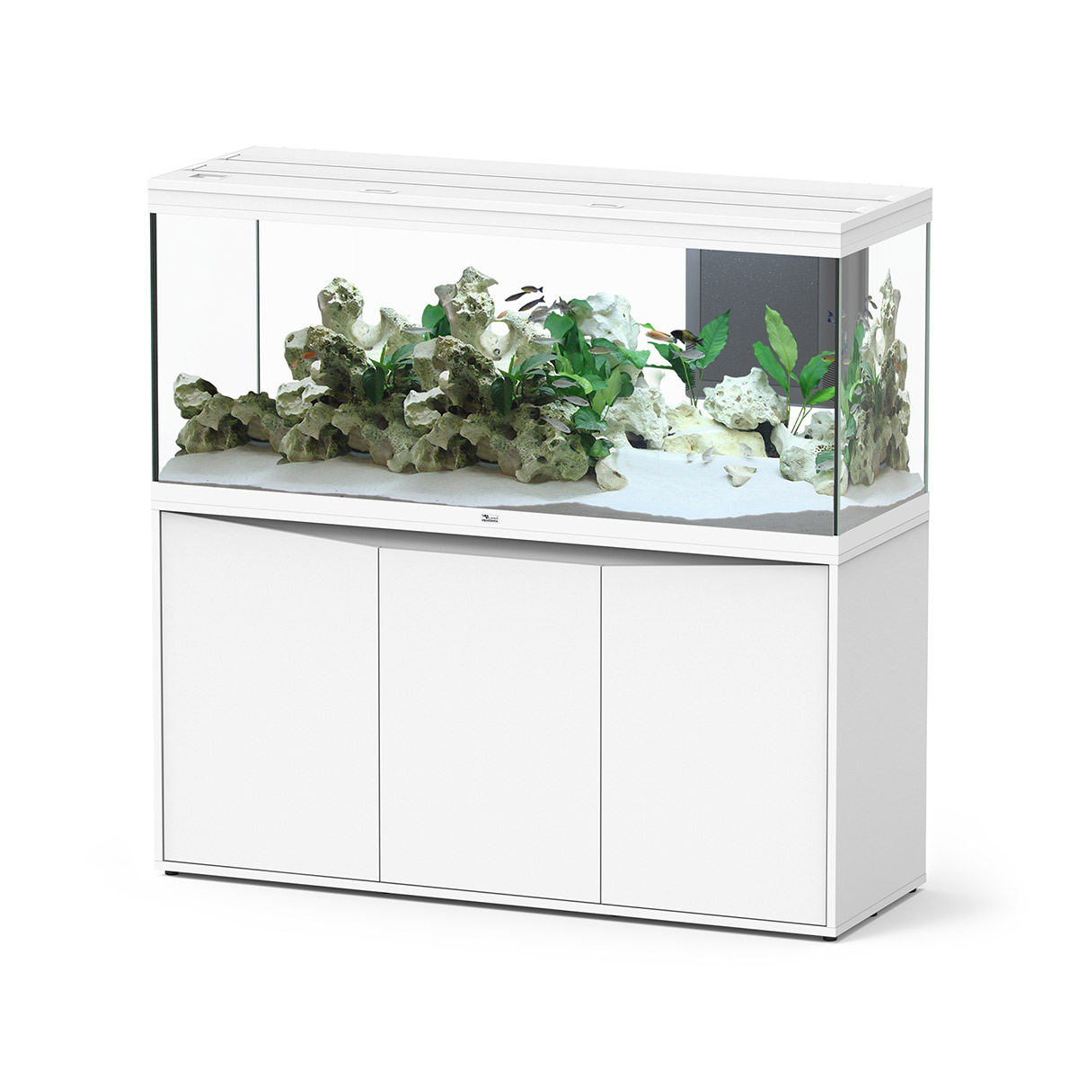 Aquatlantis Aquariumkombination Volga 450 weiß