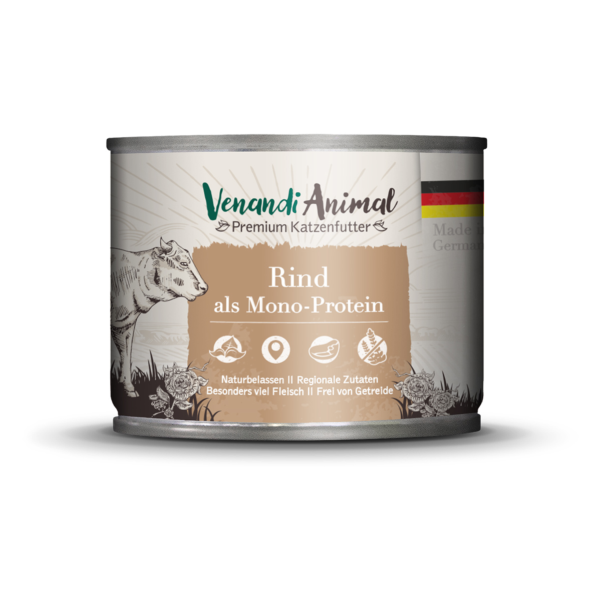Levně Venandi Animal – hovězí jako jediný zdroj bílkovin 6× 200 g