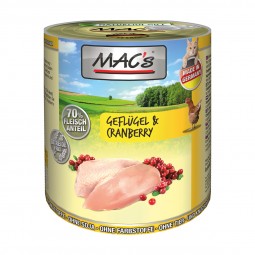 MAC's Cat Nassfutter Fleischmenü Geflügel & Cranberry