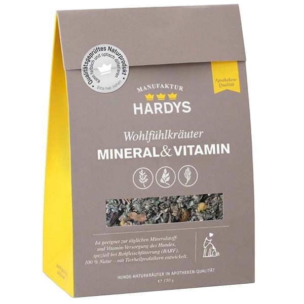 Hardys Nahrungsergänzung Wohlfühlkräuter Mineral & Vitamin 150g