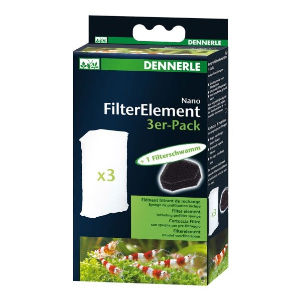 Dennerle náhradní filtrační prvky pro rohový filtr, balení 3 ks