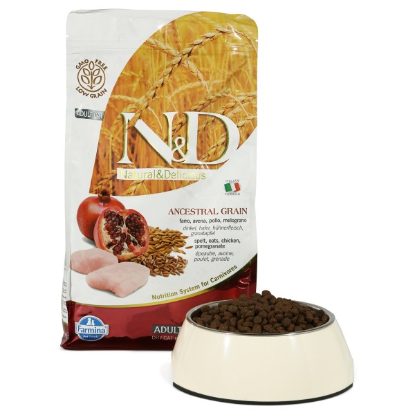 N&D Katzenfutter Adult getreidearm Huhn und Granatapfel