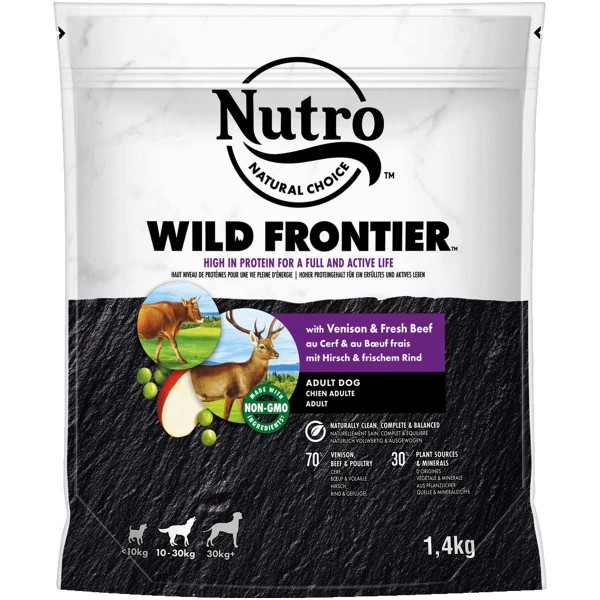 NUTRO WILD FRONTIER Adult 10-30kg Hirsch & Rind