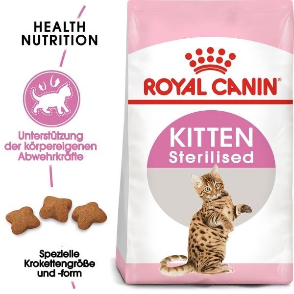 ROYAL CANIN KITTEN Sterilised Kittenfutter für kastrierte Kätzchen