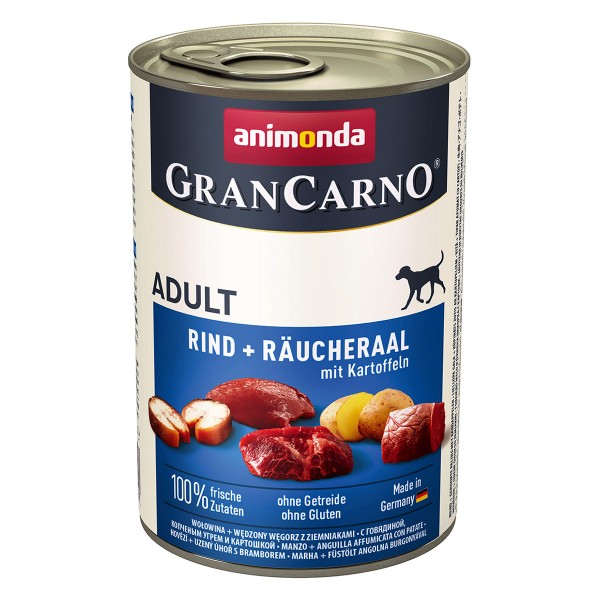 Animonda GranCarno Adult Rind und Räucheraal mit Kartoffeln