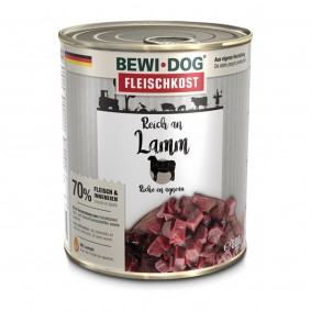Bewi Dog Hunde-Fleischkost Reich an Lamm